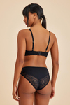 Luna Siyah Dantelli Slip Külot