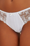 Paris Ekru Dantelli Slip Külot