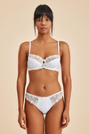 Paris Ekru Dantelli Slip Külot
