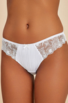 Paris Ekru Dantelli Slip Külot