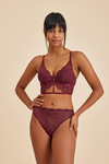 Roma Bordo Dantelli Slip Külot