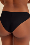 Roma Siyah Dantelli Slip Külot