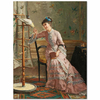 Gustave Leonard de Jonghe Kakadu Papağanı Kanvas Tablo