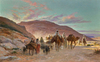 A Desert Caravan by Eugene Alexis Girardet as Fine Art Print