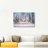 A House in Winter Landscape by Carl Ludwig Brandt as Art Print