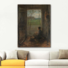 A Laren Scene by Jozef Israëls as Fine Art Print