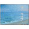 Peder Severin Krøyer Ay Işığı Skagen Sahili Kanvas Tablo