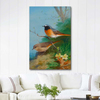 A Pair Of Redstarts by Archibald Thorburn as Art Print