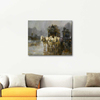 A Rainy Day Paris by Ulpiano Checa y Sanz as Art Print
