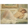 A Reclining Beauty by Howard Chandler Christy as Fine Art Print