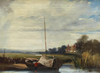 A River in Normandy by Richard Parkes Bonington