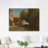 A Turkish Street by Germain Fabius Brest as Art Print