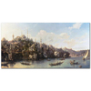 A View of the Suleymaniyeh and the Golden Horn by Eugene Flandin as Fine Art Print
