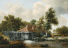 A Watermill by Meindert Hobbema