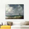 A Windmill by a River by Jan van Goyen as Fine Art Print