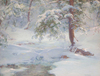 A Winter Idyll by Walter Launt Palmer as Art Print