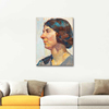 A Woman Portrait by Feyhaman Duran as Art Print
