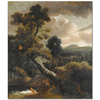 A Wooded Hilly Landscape by Jacob Esselens