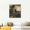 A Wooded Hilly Landscape by Jacob Esselens as Fine Art Print