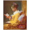 A Young Girl Reading by Jean Honore Fragonard