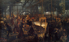 The Iron Rolling Mill by Adolph von Menzel