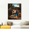 Adoration of the Child by Antonio Allegri da Correggio as Art Print