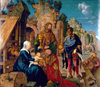 Albrecht Dürer Kahinlerin Hayranlığı Kanvas Tablo