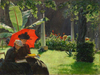 Afternoon in the Cluny Garden by Charles Courtney Curran