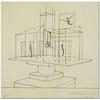 Alberto Giacometti Saray İçin Etüd Kanvas Tablo