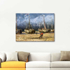 Aleksander Gierymski Fishing Boats at the Shore Art Print