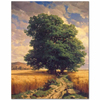 Alexandre Calame Meşe Ağacı Kanvas Tablo