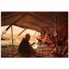 Algerians Drinking Coffee in a Tent by Eugene Alexis Girardet as Fine Art Print