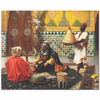 Rudolph Ernst Akşam Sohbeti Kanvas Tablo