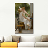 An Angel Whispering to a Young Girl by William Adolphe Bouguereau as Art Print