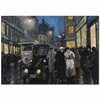 Paul Gustave Fischer Bulvarda Akşam Kanvas Tablo