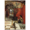 Sir Lawrence Alma-Tadema Bir Zakkum Dalı Kanvas Tablo