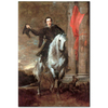 Anthony van Dyck Atının Üstünde Anton Giulio Brignole Kanvas Tablo