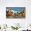 Arab Women On A Rooftop, Algiers Beyond by Frederick Arthur Bridgman as Art Print