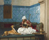 Jean Leon Gerome Arnavut ve Köpeği Kanvas Tablo