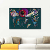 Wassily Kandinsky Çember Çevresinde Kanvas Tablo