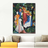 August Macke Four Girls Art Print