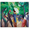 August Macke Gezinti Yeri Kanvas Tablo