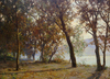 Walter Launt Palmer Bir Sonbahar Sabahı Sis Açılırken Kanvas Tablo