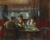 Backgammon at the Cafe by Jean Beraud