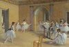 Ballet Hall of the Opera on Rue Peletier by Edgar Degas