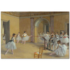 Ballet Hall of the Opera on Rue Peletier by Edgar Degas as Art Print