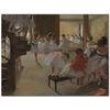 Edgar Degas Bale Okulu Kanvas Tablo