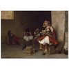 Bashi-Bazouk Singing by Jean Leon Gerome as Fine Art Print