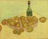 Basket of Lemons and Bottle by Vincent van Gogh as Fine Art Print
