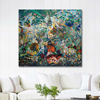 Joseph Stella Işıkların Savaşı, Coney Adası, Mardi Gras Kanvas Tablo
